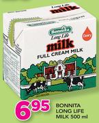Bonnita Long Life Milk - 500ml