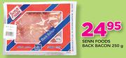 Senn Foods Back Bacon - 250gm