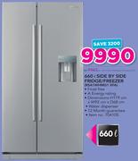 Samsung 660 Ltr Side By Side Fridge/Freezer With Water Dispenser RSA1WHMG1 XFA