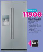 Samsung 660 Ltr Side By Side Fridge/Freezer With Water & Ice Dispenser RSA1DHMG1 XFA