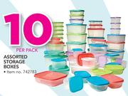 Assorted Storage Boxes-Per Pack