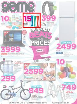 Game : Nobody Beats Our Prices (9 Nov - 22 Nov 2016), page 1