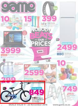 Game : Nobody Beats Our Prices (9 Nov - 22 Nov 2016), page 1