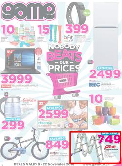 Game : Nobody Beats Our Prices (9 Nov - 22 Nov 2016), page 1