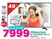 Hisense 49" UHD Smart LED TV 49K300UW