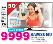 Samsung 50" UHD Smart LED TV 50KU7000