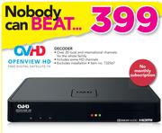 OVHD Decoder Excluding Installation