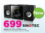 Sinotec Micro SD Hi-Fi System MC-218