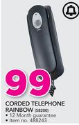 Bell Corded Telephone Rainbow 58200
