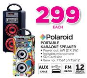 Polaroid Portable Karaoke Speaker-Each