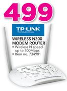 TP Link Wireless Modem Router