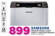 Samsung M2020W Mono Laser Single Function Printer