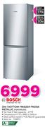 Bosch 306Ltr Bottom Freezer Fridge Metallic KGN33NL20Z