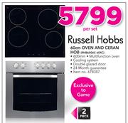 Russell Hobbs 2 Piece 60cm Oven And Ceran Hob RHB6806S 604C