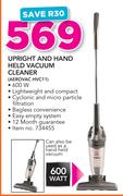 Bennett Read Upright And Hand Held Vacuum Cleaner AEROVAC HVC11