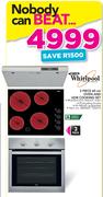 Whirlpool 3 Piece 60cm Oven And Hob Cooking Set