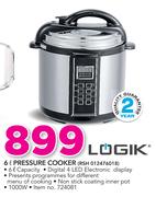 Logik 6Ltr Pressure Cooker RSH 012476018