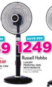 Russell Hobbs Luxury Pedestal Fan With Remote