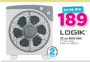 Logik 25cm Box Fan