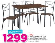 Tilo 5 Piece Dinette Set