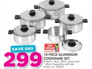 Bon Voyage 10 Piece Aluminium Cookware Set