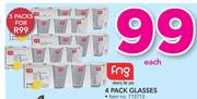 Fng 4 Pack Glasses-Each