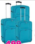 Tosca 50cm Aqua Spaceage Upright Trolley Case