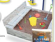 Bounce King Wooden Sandpit-Each