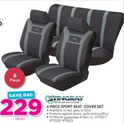 Stingray 6 Piece Sport Seat Cover Set-Per Set