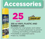 Shield 200ml Vinyl Plastic And Rubber Care-Each