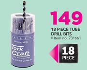 18 Piece Tube Drill Bits