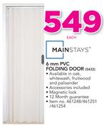 Mainstays 6mm PVC Folding Door 5432