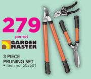 Garden Master 3 Piece Pruning Set-Per Set