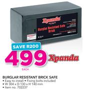 Xpanda Burglar Resistant Brick Safe-Each