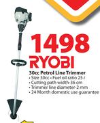 Ryobi 30CC Petrol Line Trimmer