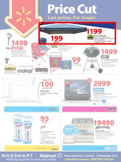 Walmart : Price Cut (1 Oct - 13 Nov 2016), page 1