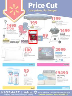 Walmart : Price Cut (1 Oct - 13 Nov 2016), page 1