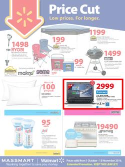 Walmart : Price Cut (1 Oct - 13 Nov 2016), page 1