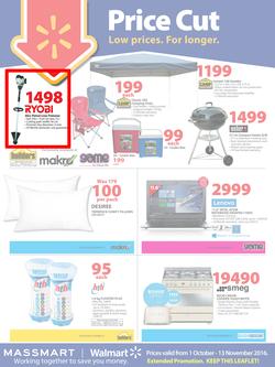 Walmart : Price Cut (1 Oct - 13 Nov 2016), page 1