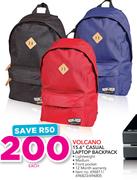 Volcano 15.6" Casual Laptop Backpack-Each