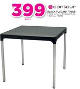 Contour Black Tuscany Table