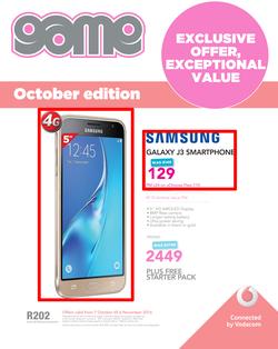 Game : Vodacom (7 Oct - 6 Nov 2016), page 1