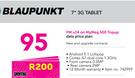 Blaupunkt 7" 3G Tablet-On My Meg 500 Topup