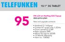Telefunken 10.1" 3G Tablet-On My Meg 500 Topup