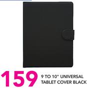 9 To 10" Universal Tablet Cover Black