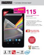 Stylus 7" 3G Funda Top Dog Tablet-On My Meg 500 Topup