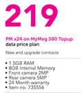 Samsung Galaxy Tab A 7" WiFi-On My Meg 500 Topup