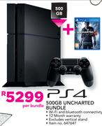 PS4 500GB Uncharted Bundle-Per Bundle