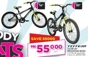 ToTem 16 Or 20" Mountain Bikes-Each