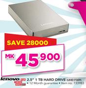 Lenovo 2.5" 1TB Hard Drive UHD F309